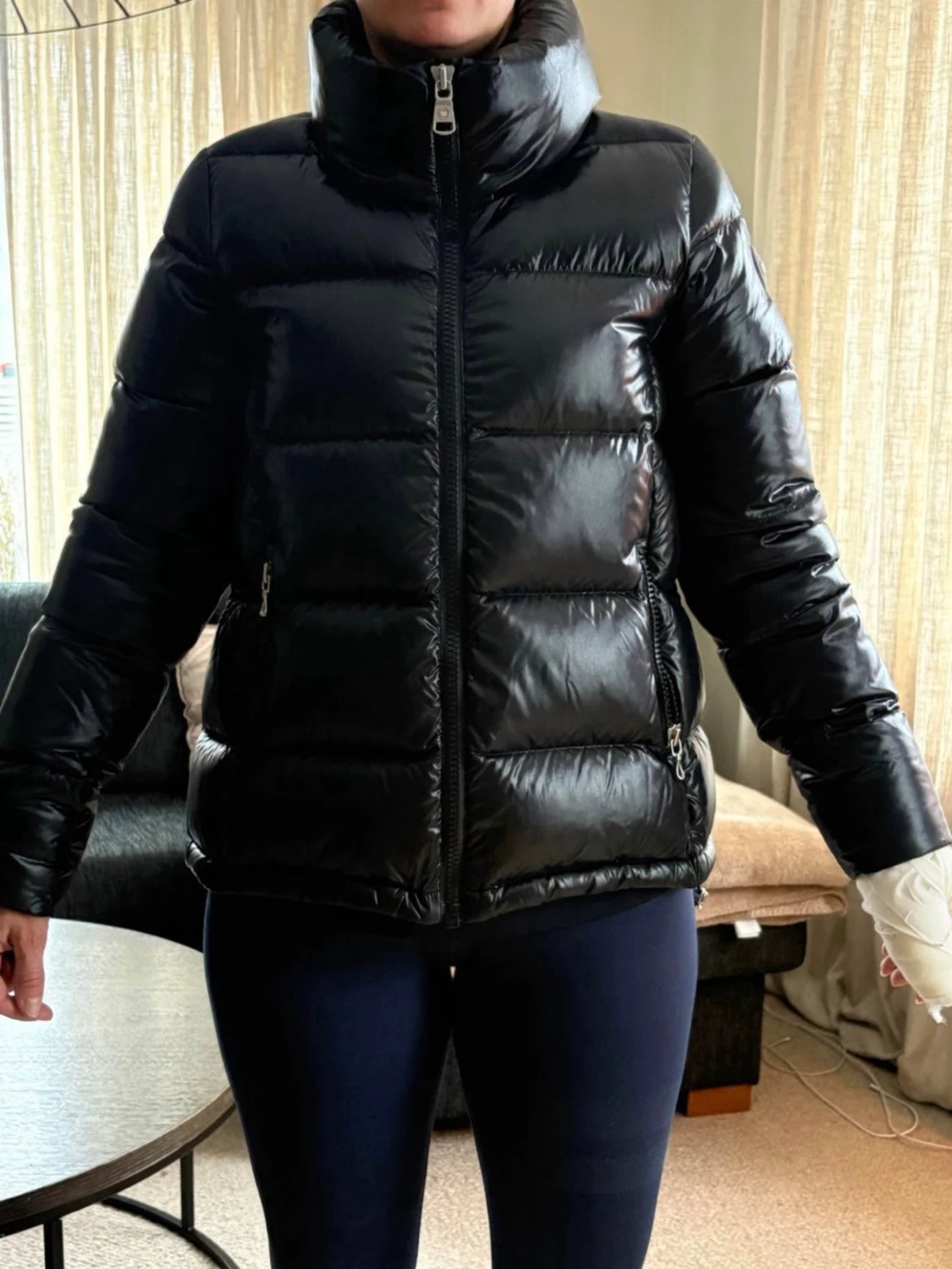 Svart pufferjacka från Colmar - 3