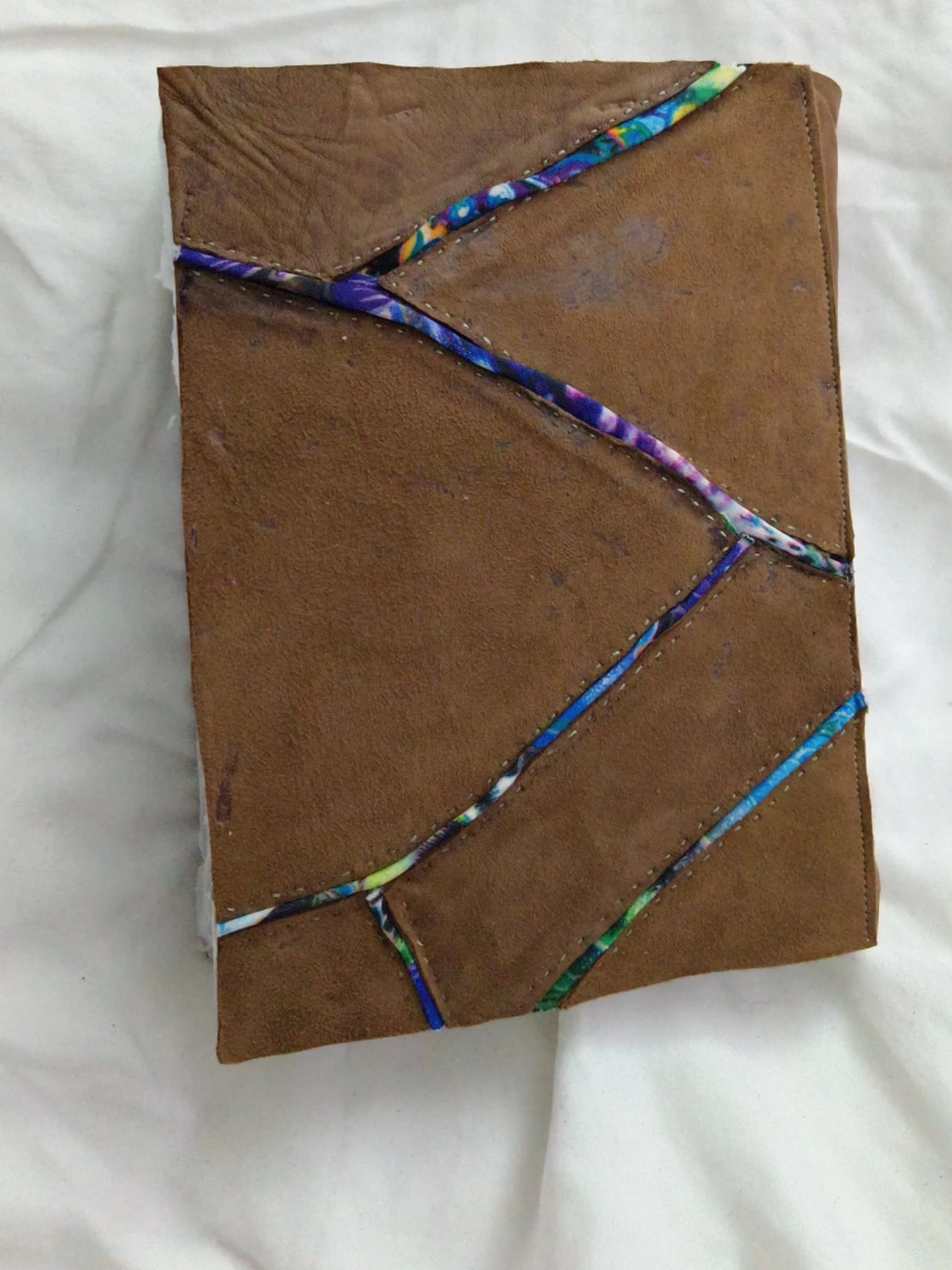 Handgjord anteckningsbok med konstnärligt omslag - 2