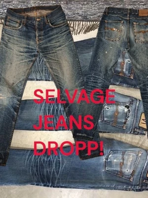 Följ för att inte missa! - Tjenare! Snart kommer flera par selvage droppas på min sida. Följande kommer:  🔺️Discontinued nudies, bl.a. Bootcut Olas  🔺️Nudie samples 🔺️helt nya nudies (dry selvage) 🔺️Sprillans nya par (selvage) för så lågt som 399kr 🔺️MASSOR av vintage hoodies FÖLJ MIG!