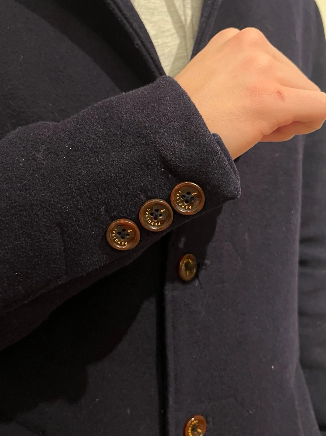 Mörkblå rock från Percival - 2