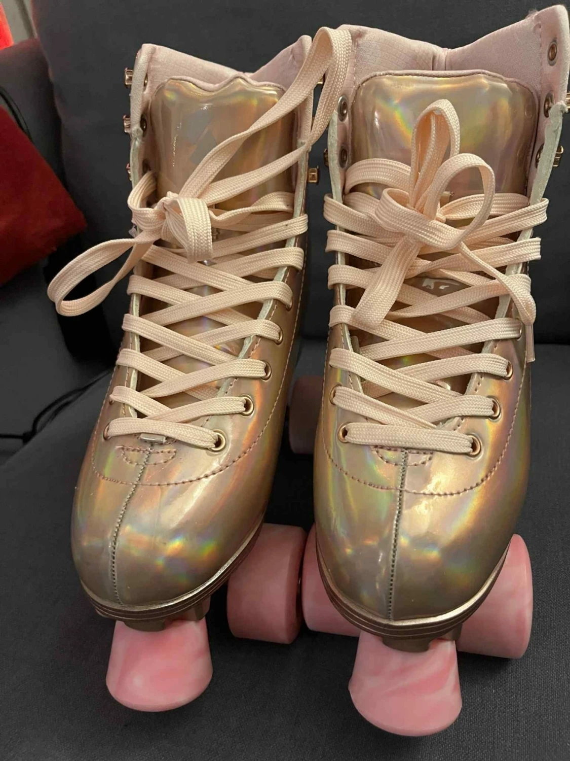 Story Glacier Shiny Gold rullskridskor 39 - 3