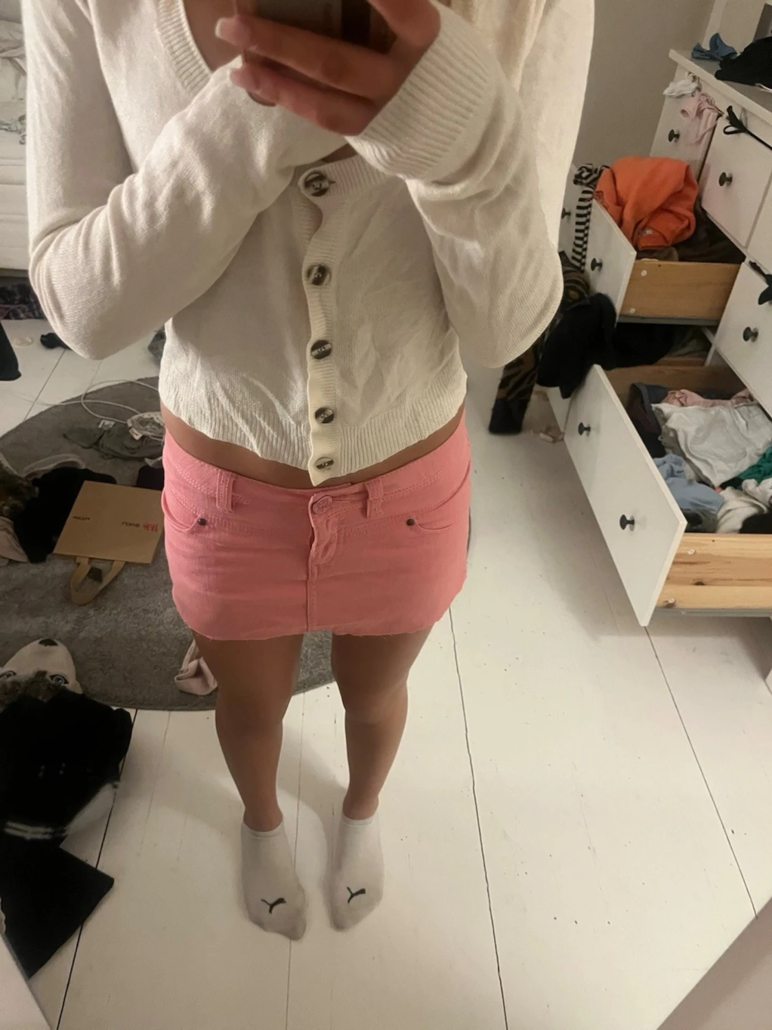 Rosa jeanskjol från Mexx - 2