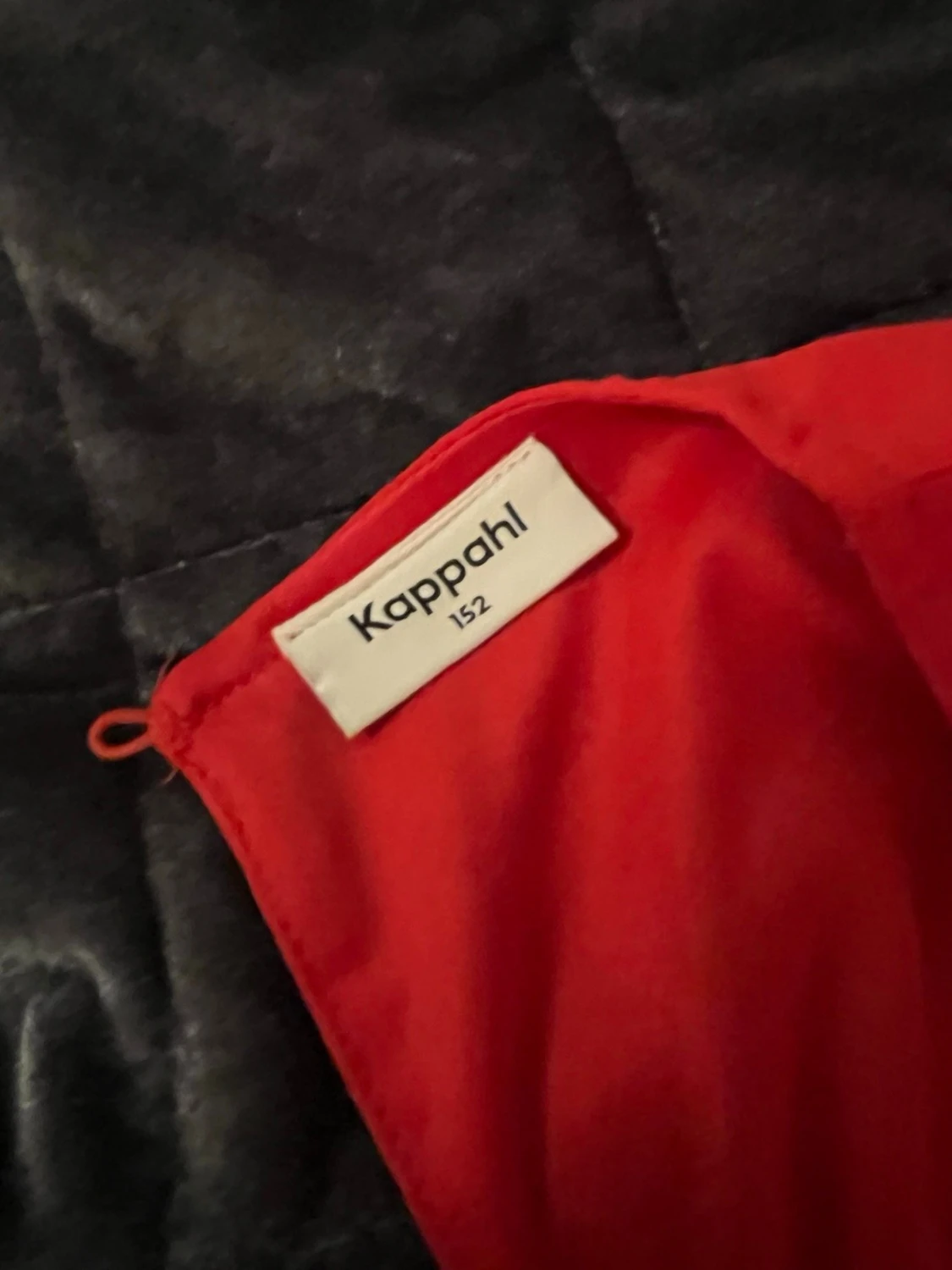 Röd volangklänning från Kappahl - 2