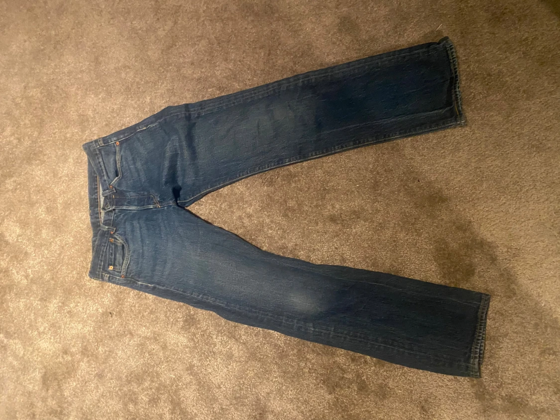 Levi's 501 blå jeans straight fit - 1
