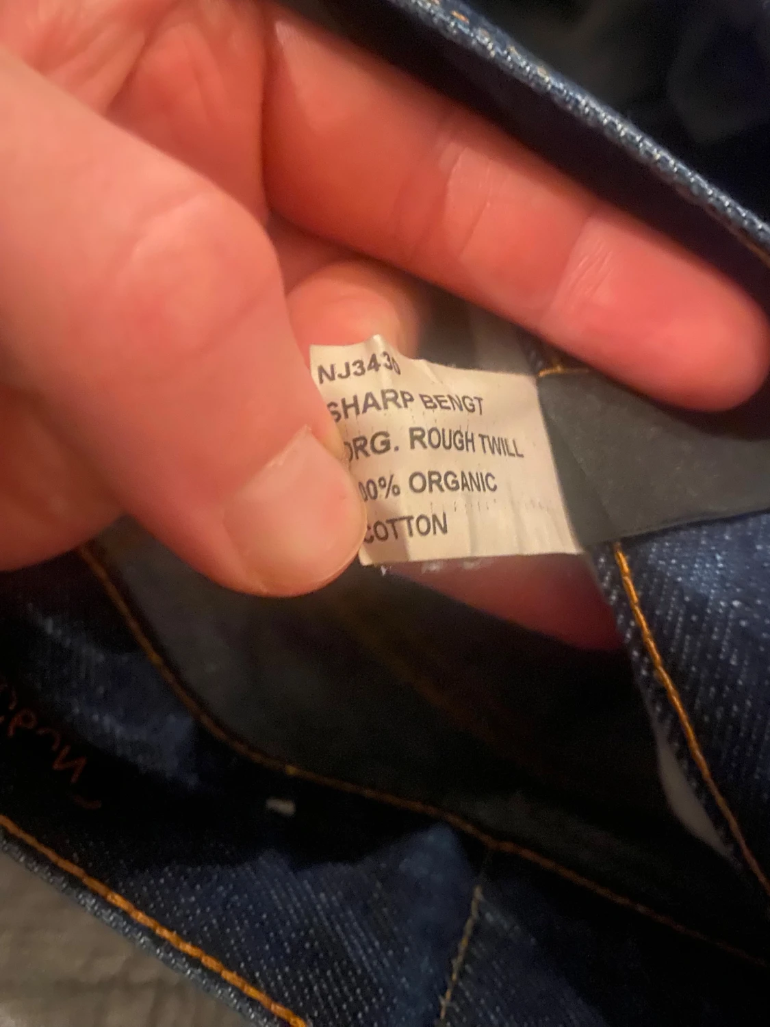 Nudie Jeans Sharp Bengt blå jeans - 3