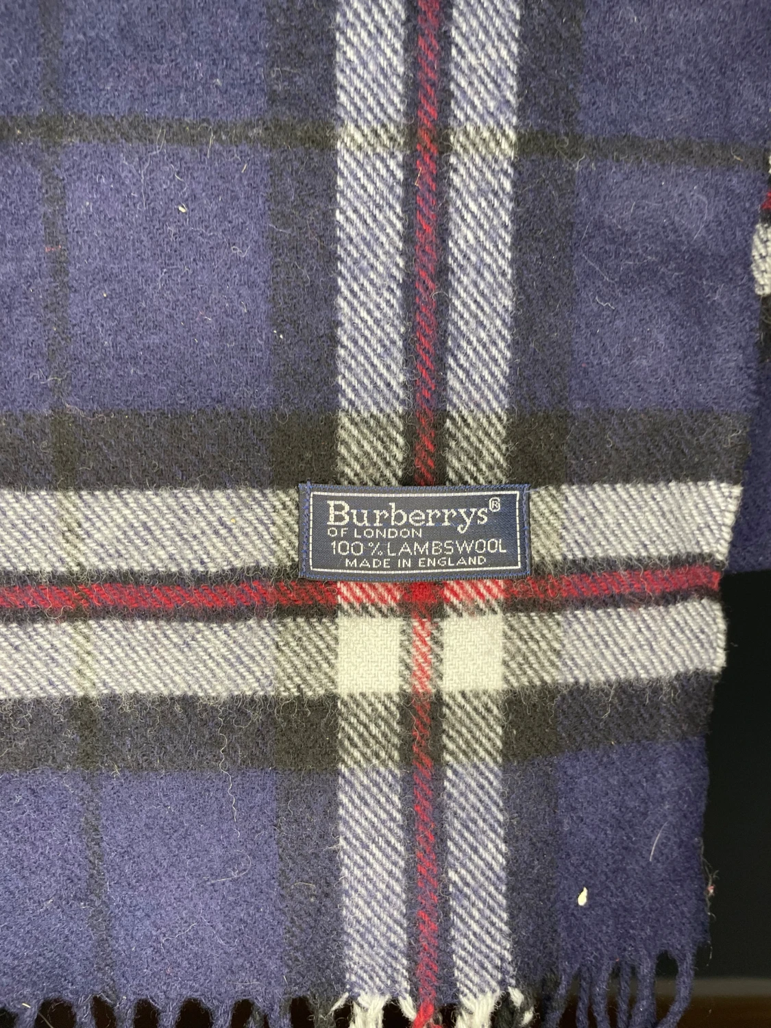 Burberry Halsduk Mörkblå - 2