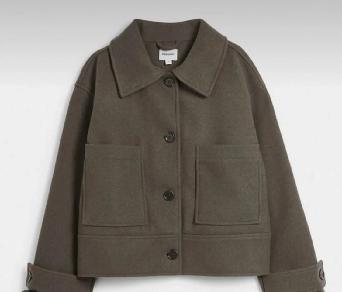 Brun ulljacka från Kappahl