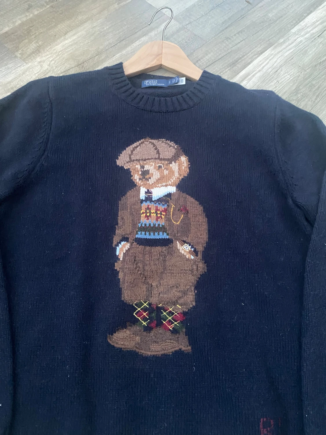 Stickad Ralph lauren polo bear tröja  - 1
