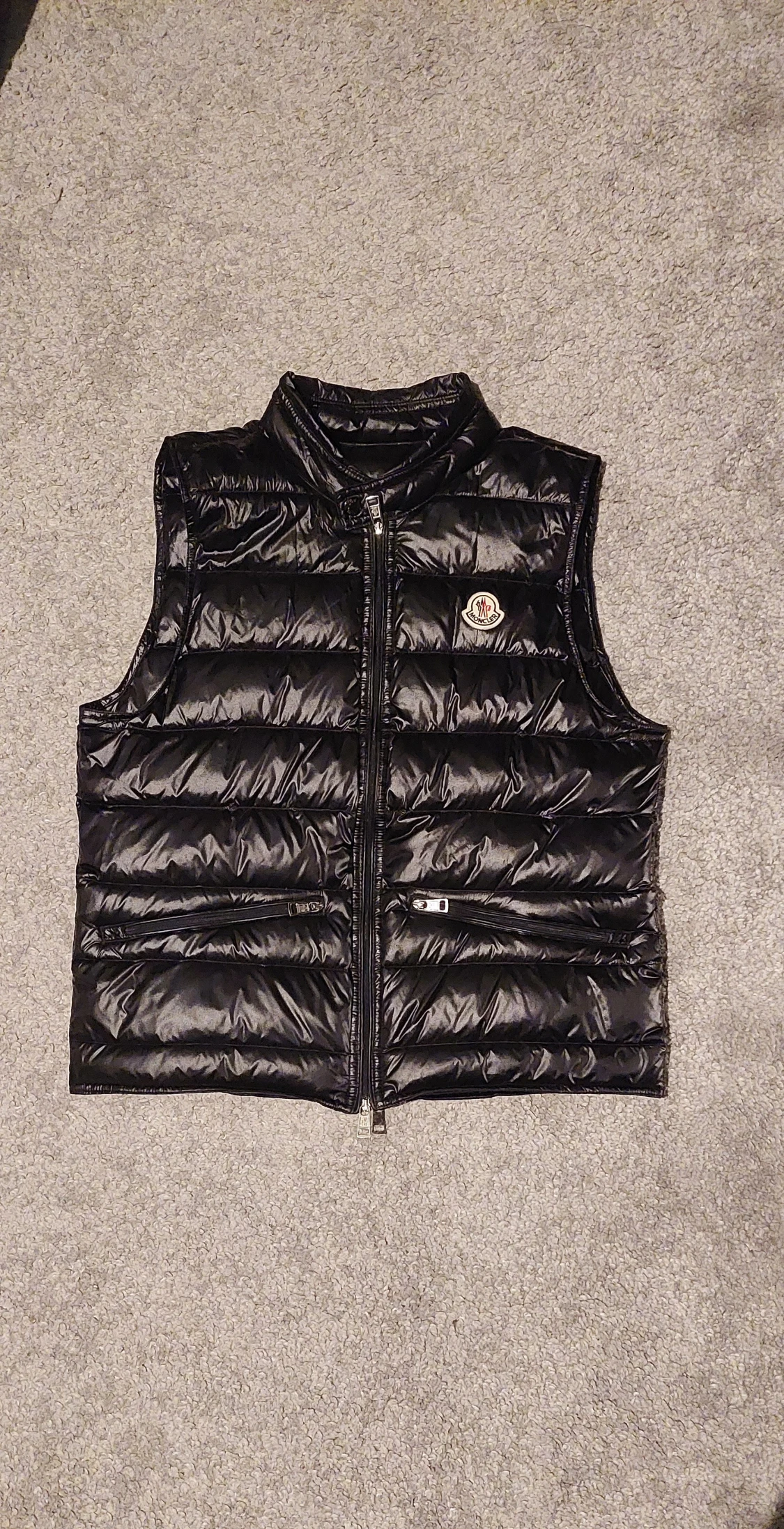 Svart Moncler Gui Väst  - 6