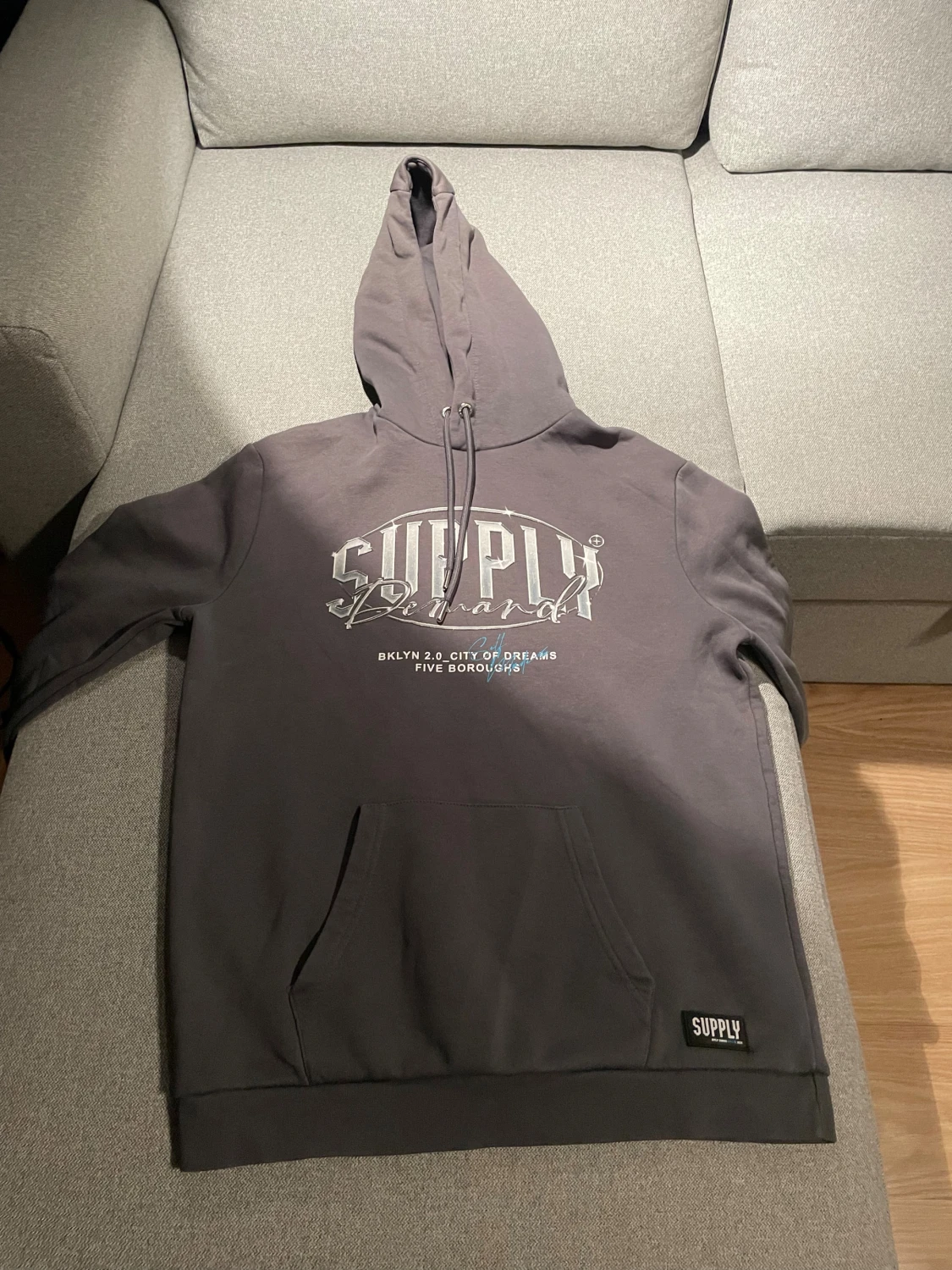 Grå hoodie från Supply & Demand