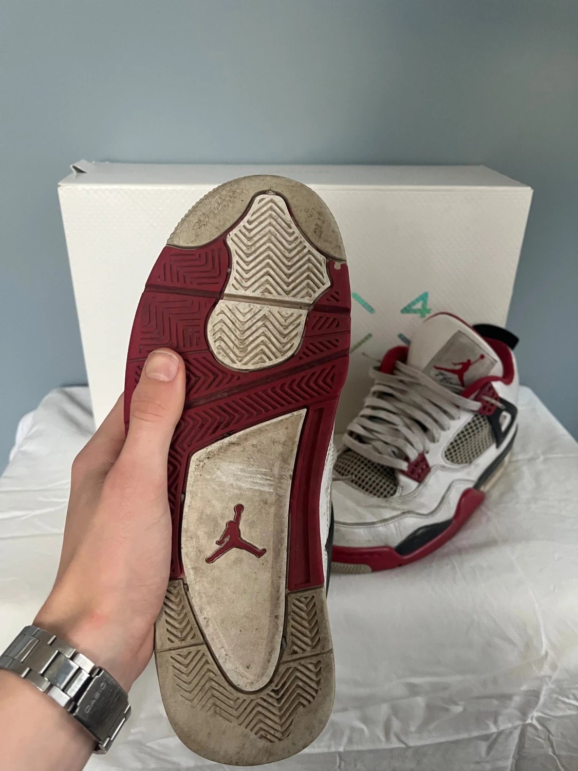 Nike jordan 4 fire red 2012 - 2