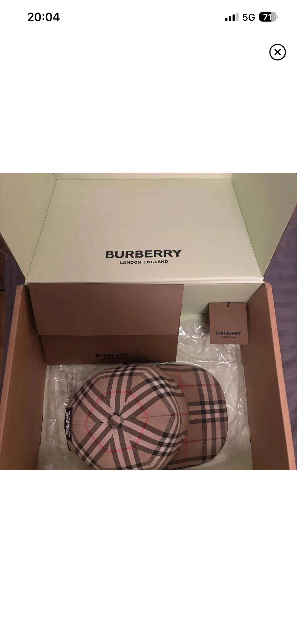 Burberry Vintage Check keps beige S - 1