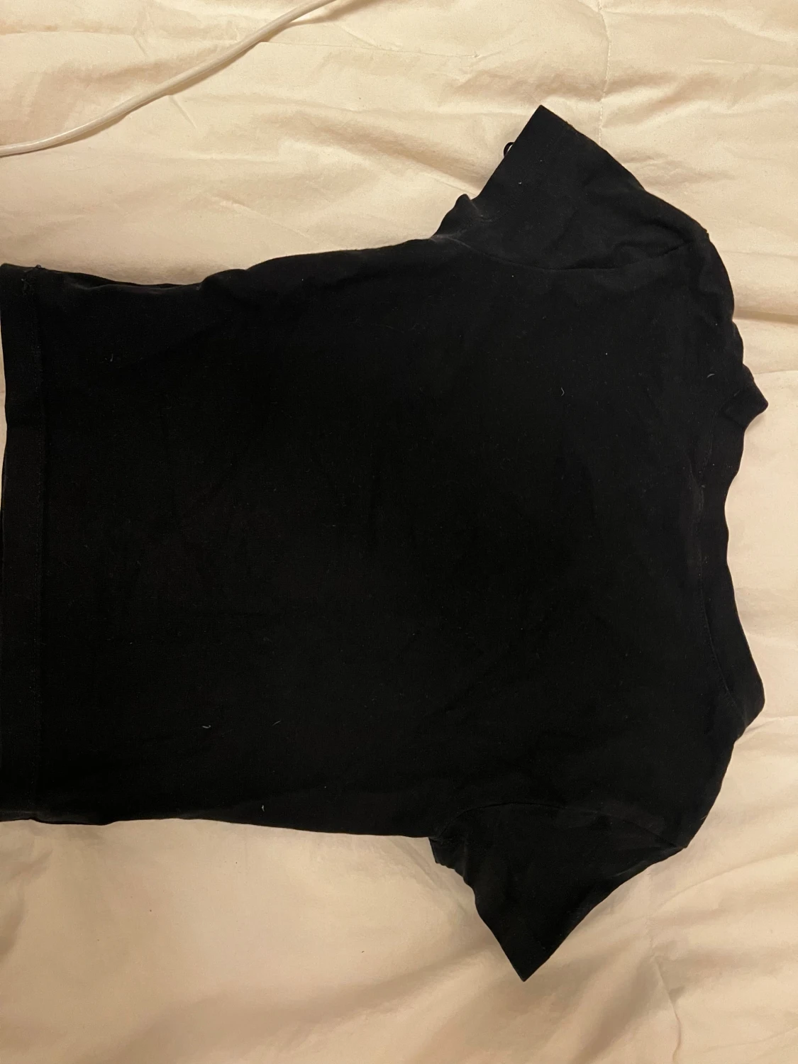 Svart kortärmad topp från H&M Divided - 1