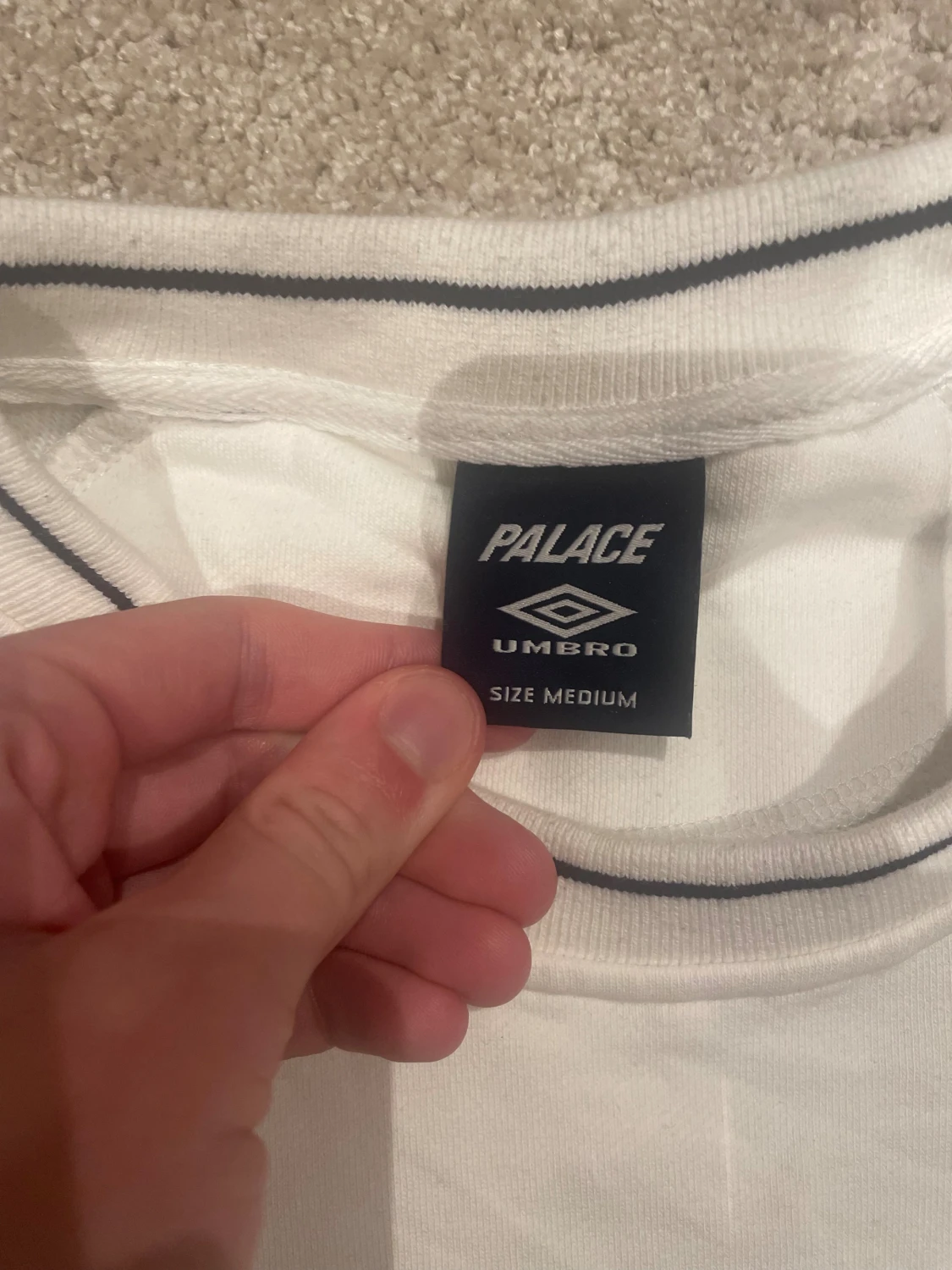 Vit sweatshirt Palace x Umbro - 4