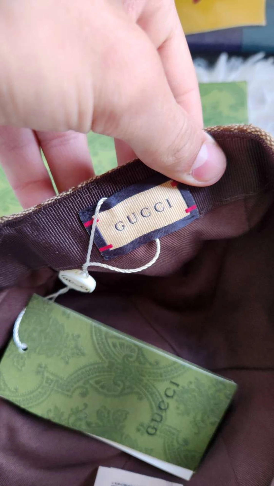 Keps med GG-mönster - 4