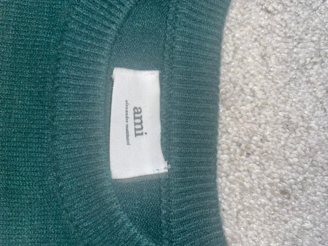 Grön stickad tröja från Ami - 3