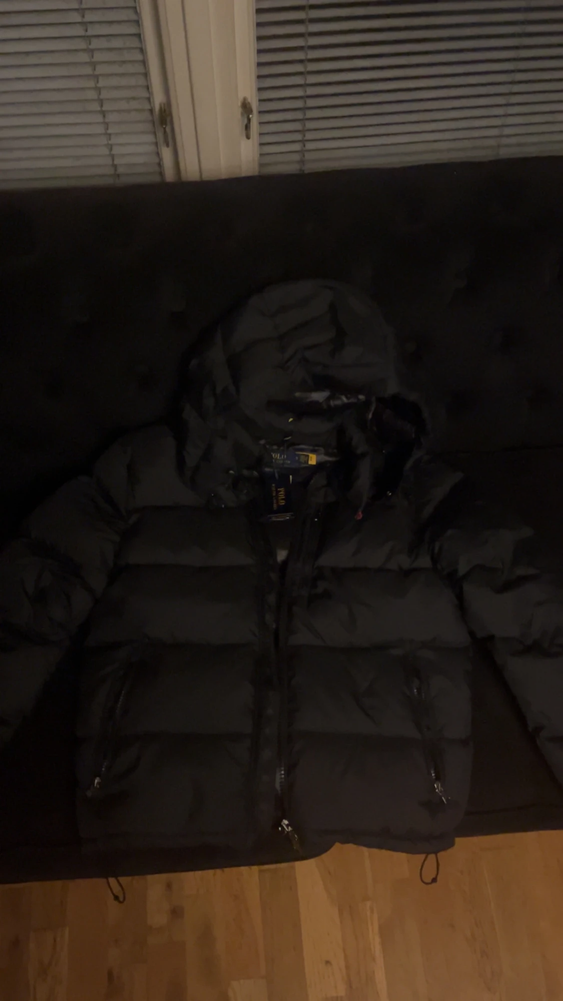 Svart dunjacka från Polo Ralph Lauren