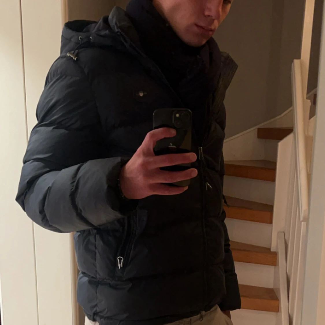 GANT vinterjacka puffer mörkblå - 2