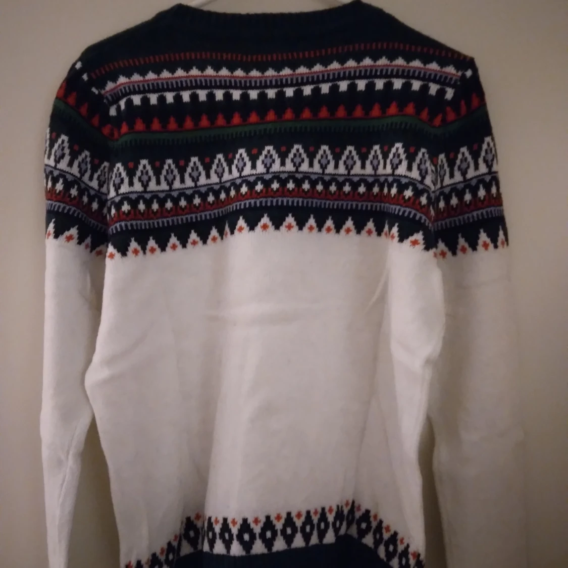 Mönstrad stickad tröja / jultröja från H&M L.O.G.G, Medium, NYSKICK - 2