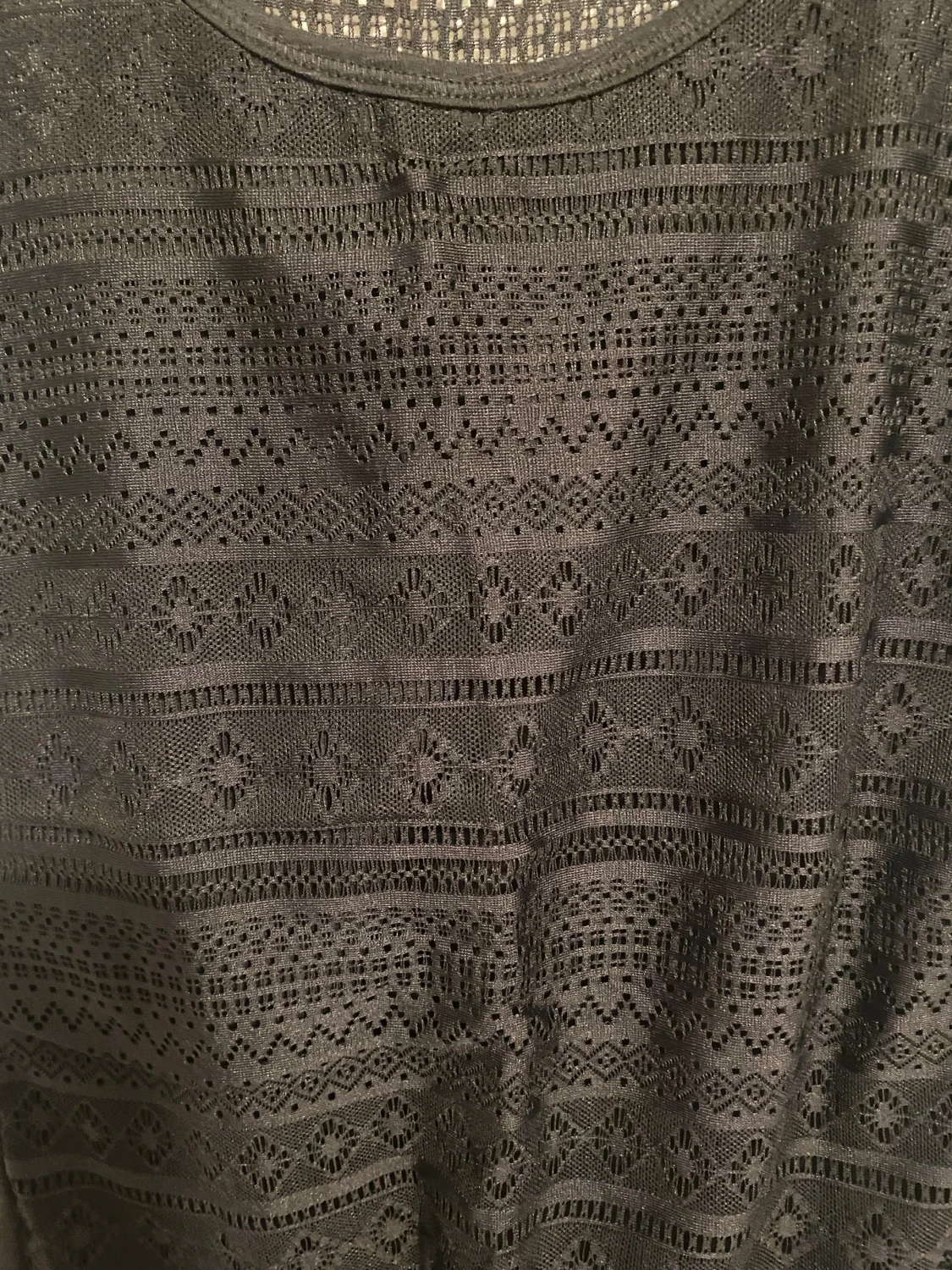 Svart spetslinnetopp  - 1