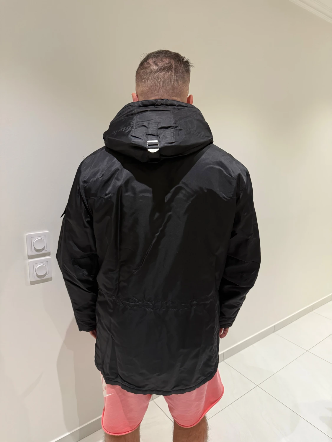 Svart parkajacka från River Island - 1