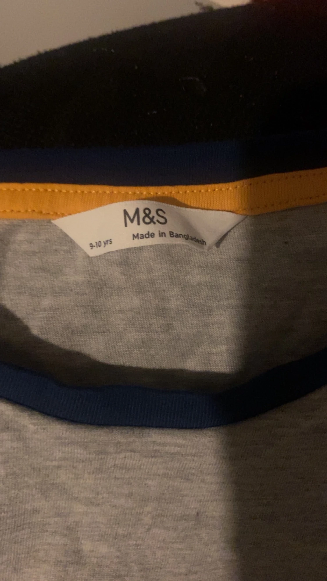 Grå linnetopp med OHIO-tryck från M&S - 1