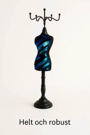 Smyckeshållare – helt och fin - Säljer en dekorativ smyckeshållare i mycket fint skick. Passar perfekt för att hänga halsband, armband och ringar. Stadig, ren och utan skador. 