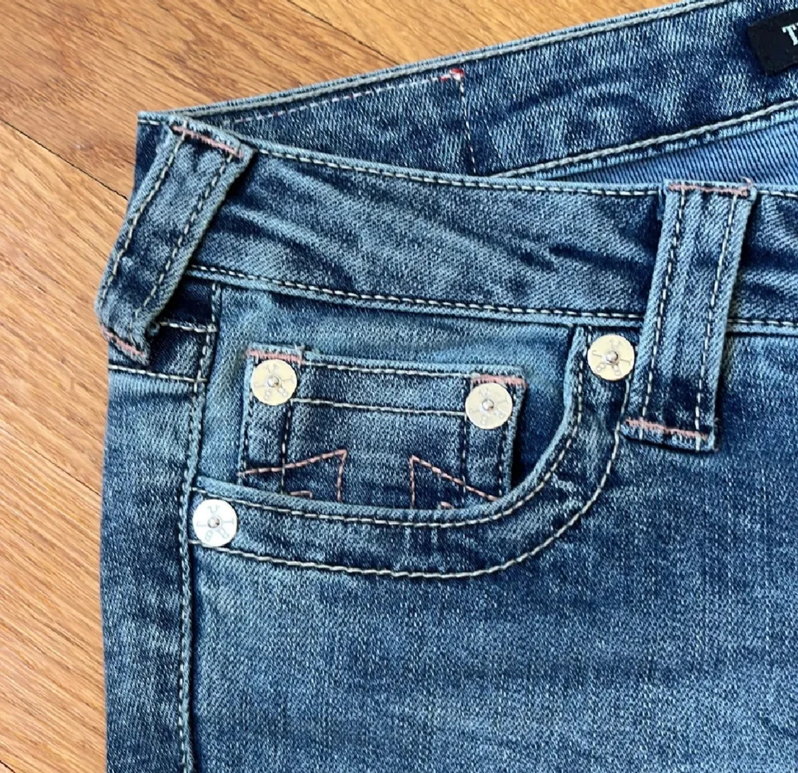 True Religion blå bootcut jeans - 3