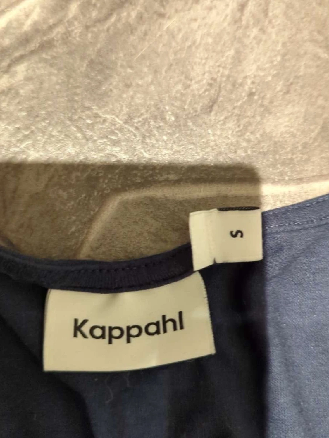 Mörkblå långärmad topp från Kappahl - 1