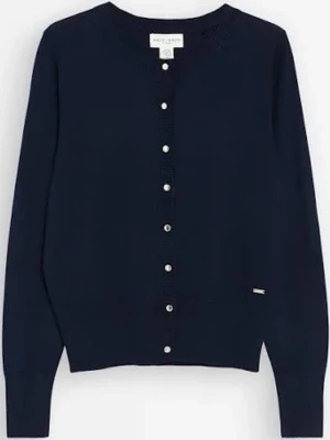 Mörkblå kofta - Jättefin kofta som inte kommer till användning, nypris 349kr