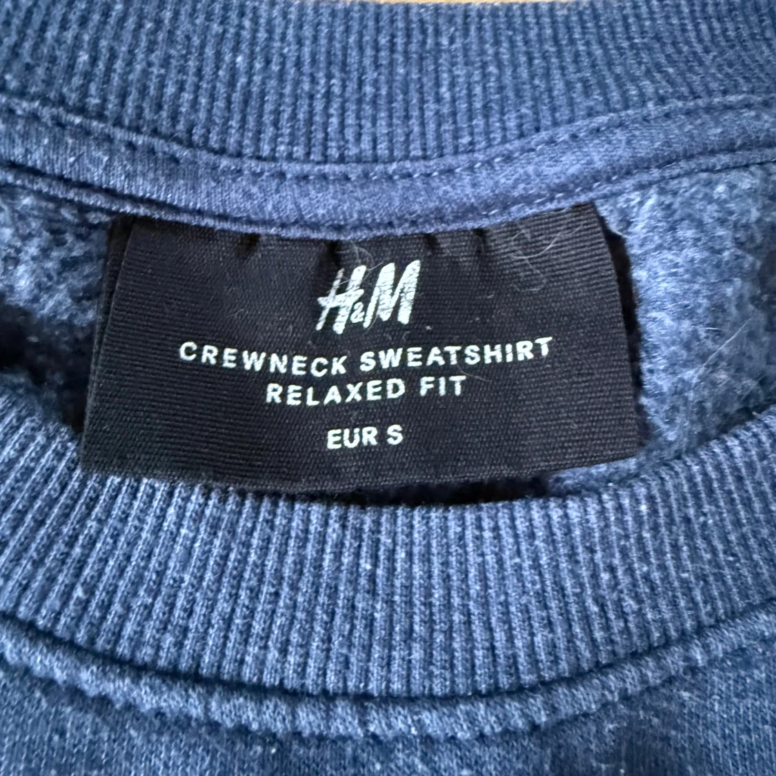 Blå och beige crewneck från H&M - 1