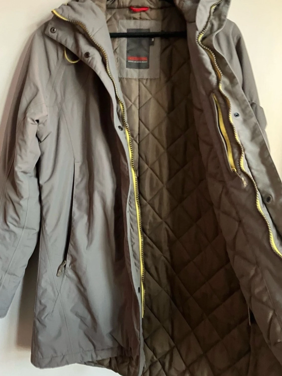 Grå parkajacka från Didriksons, strl 38 - 2