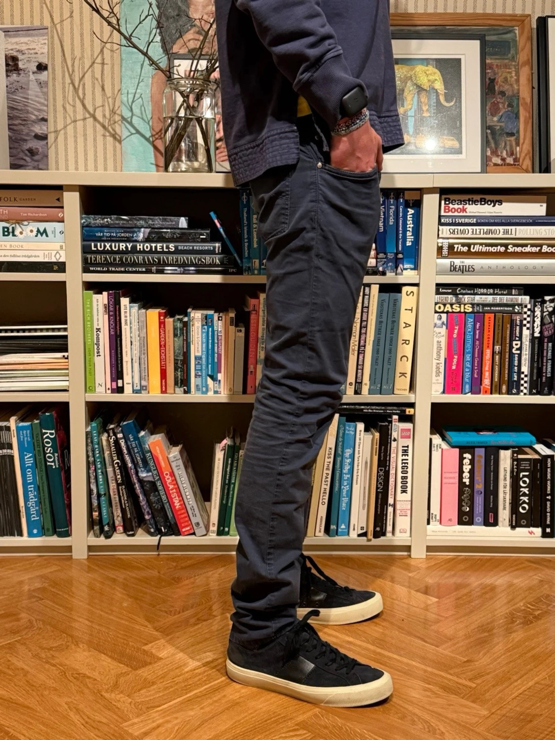 Jacob Cohën mörkblå byxor - 1