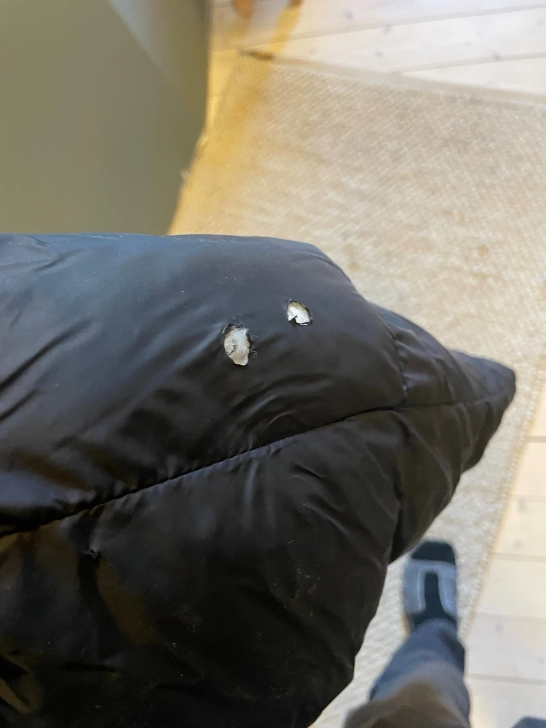 Svart burberry jacka med avtagbara ärmar - 2