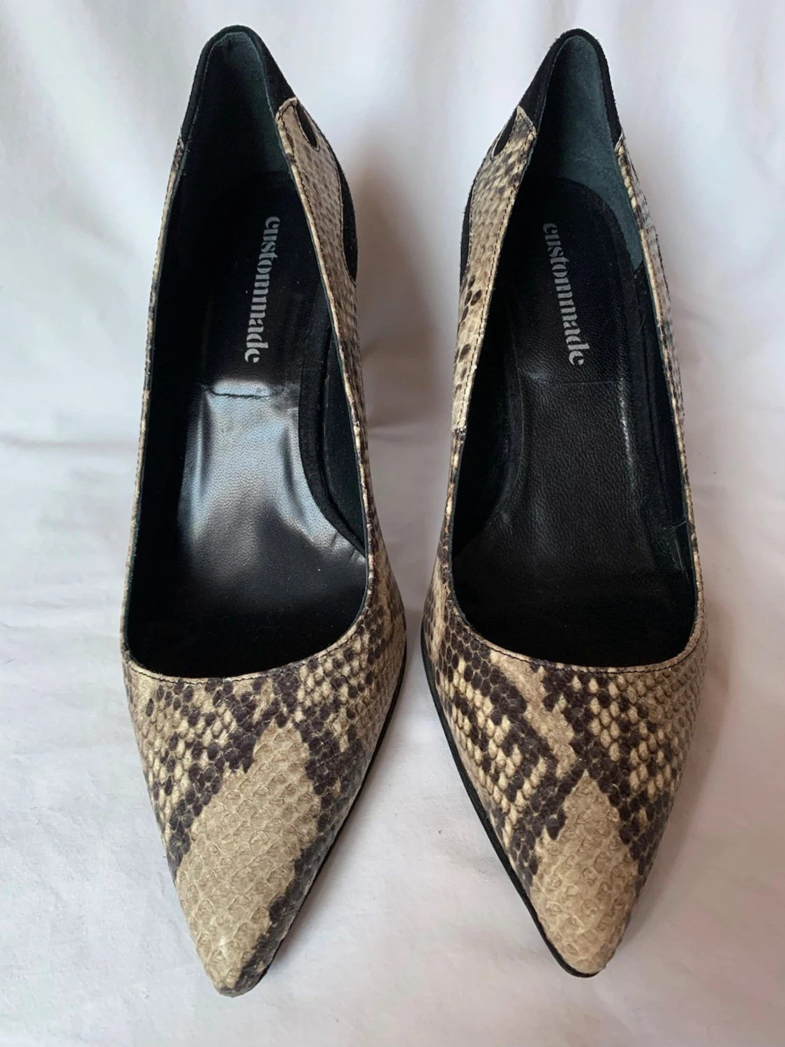 Custommade pumps med ormskinnsmönster - 2