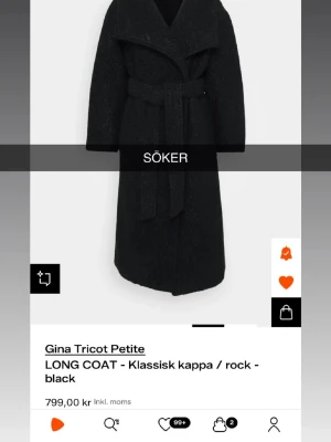 Gina kappa SÖKER - Söker denna jacka i antingen brun eller svart, storlek xs