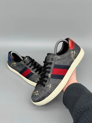 Gucci Ace Skor | 41 - Gucci Ace sneakers i grymt skick! Storlek 41. Endast skorna ingår. Hör av er vid funderingar 🙌