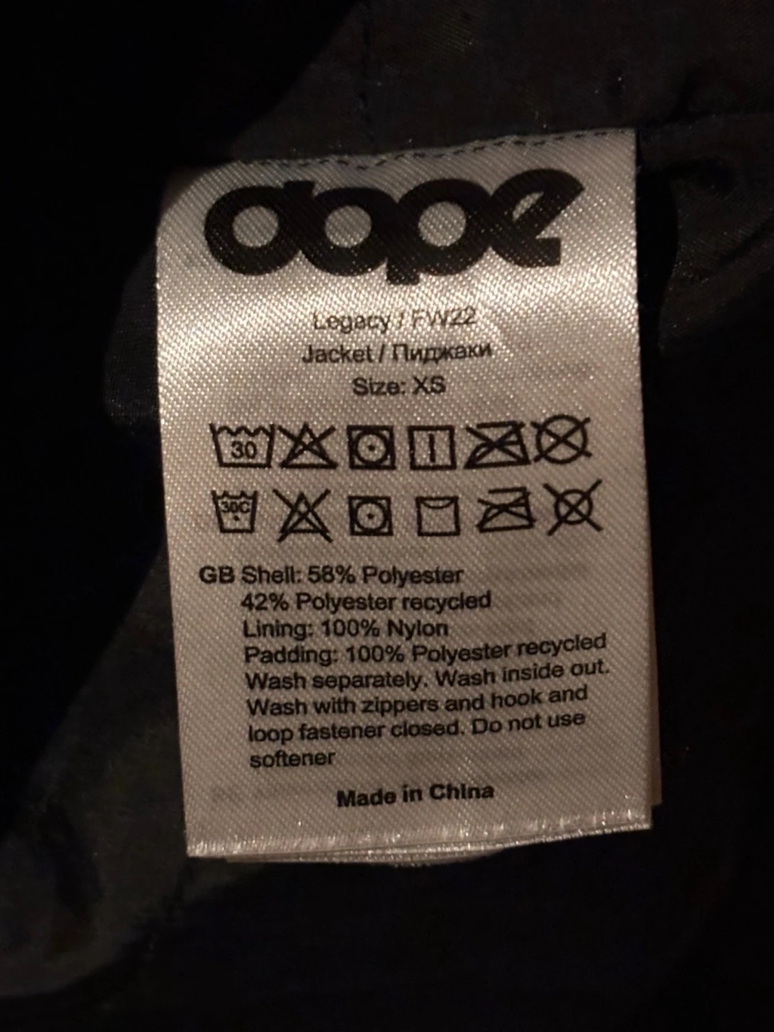 Svart dunjacka från Dope Snow - 2