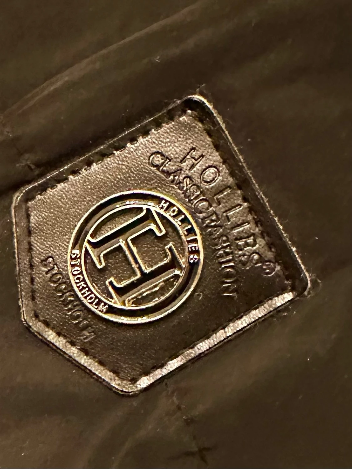 Svart lång dunjacka med äkta päls - 2