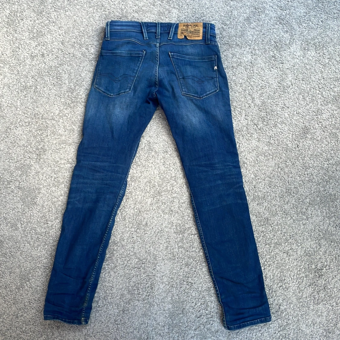 Blå skinny jeans från Replay - 3