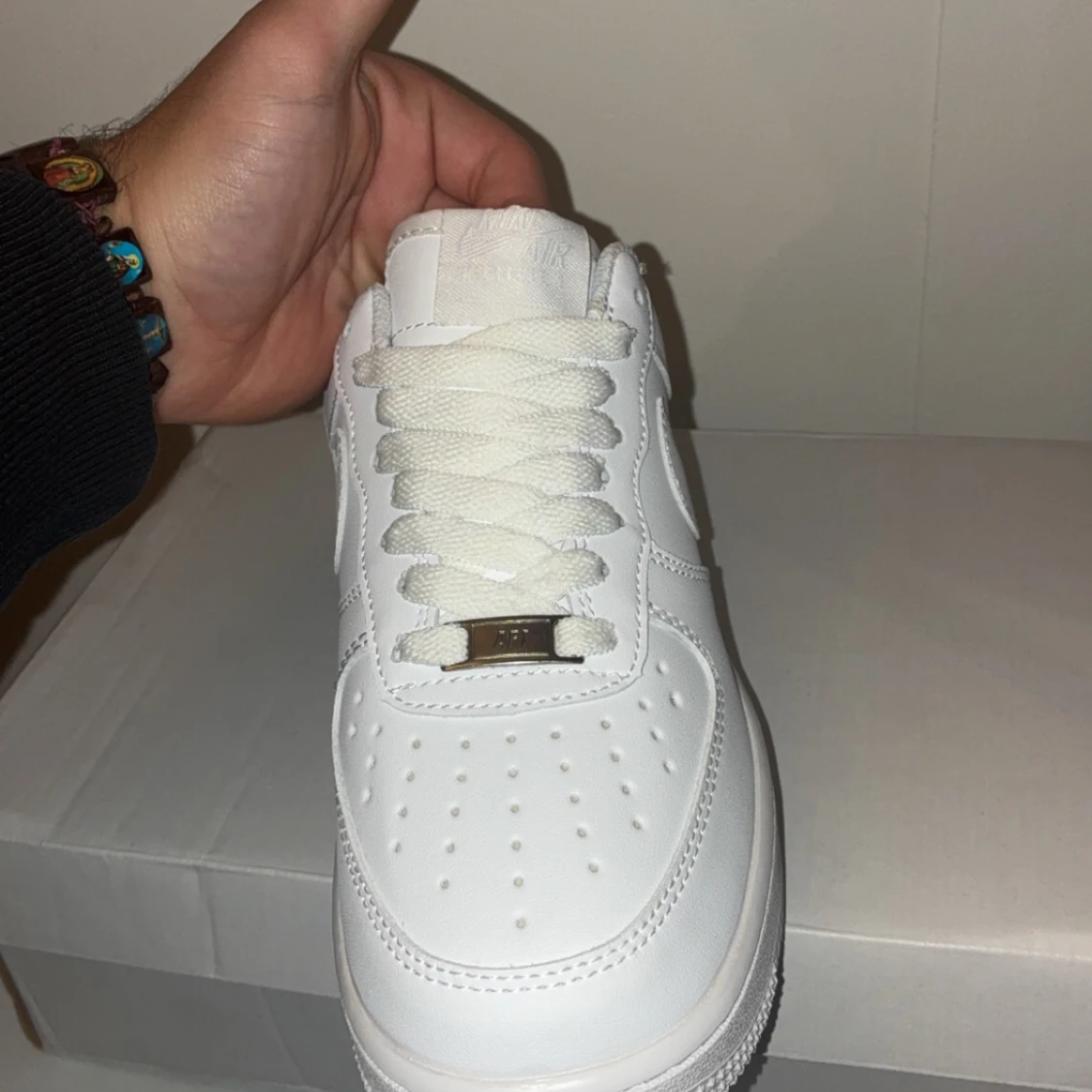 Nike Air Force 1 helvita sneakers - 3