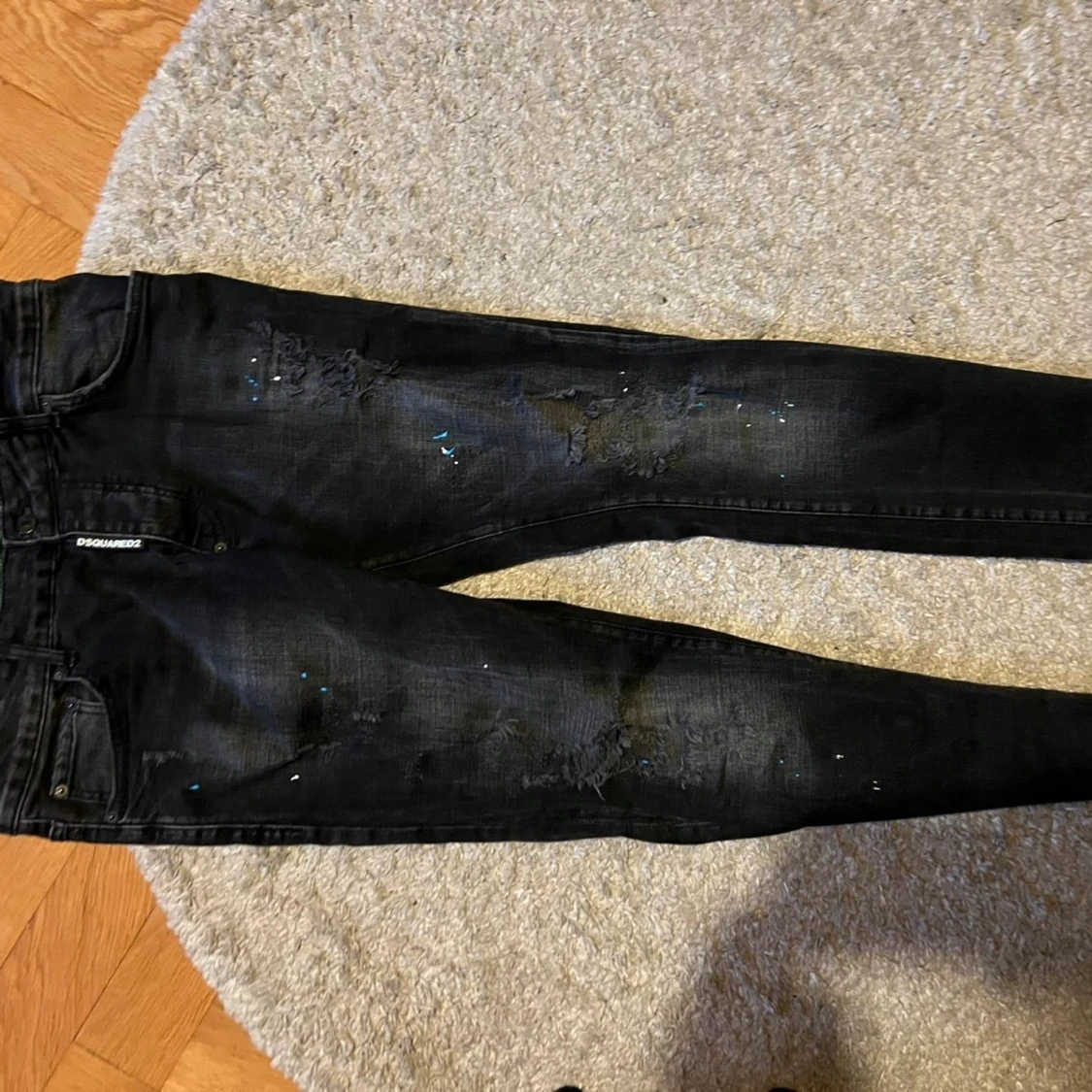 Svarta Dsquared2 jeans med slitningar - 3