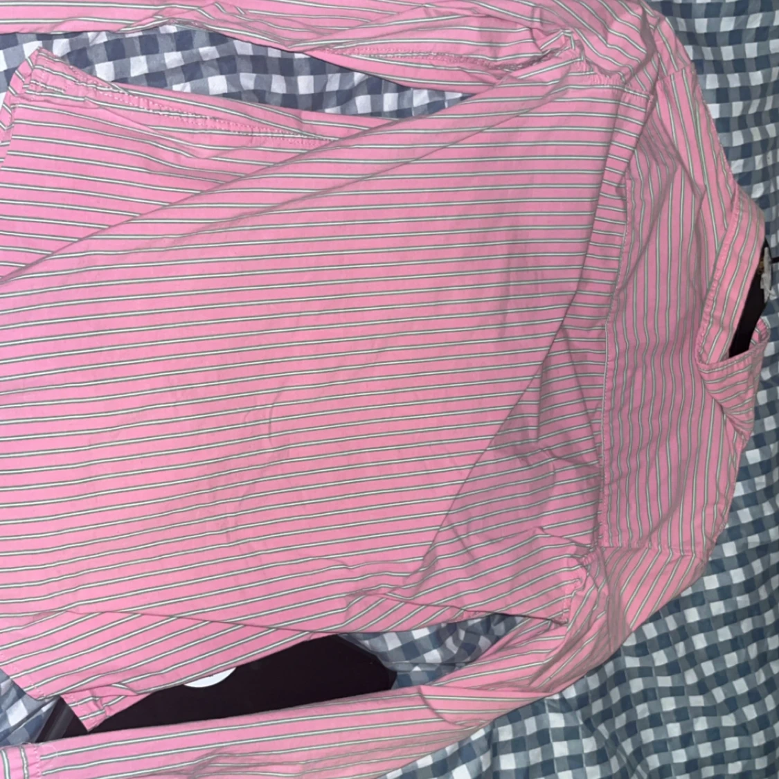 Rosa randig skjorta från Brooks Brothers, köpt på h&m - 3