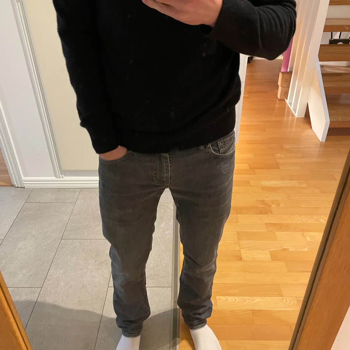 Levi's 511 grå jeans W30 L32 - 3