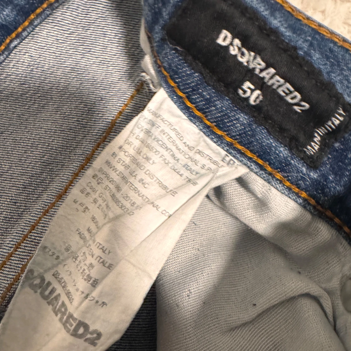 Dsquared2 blå skinny jeans herr - 2