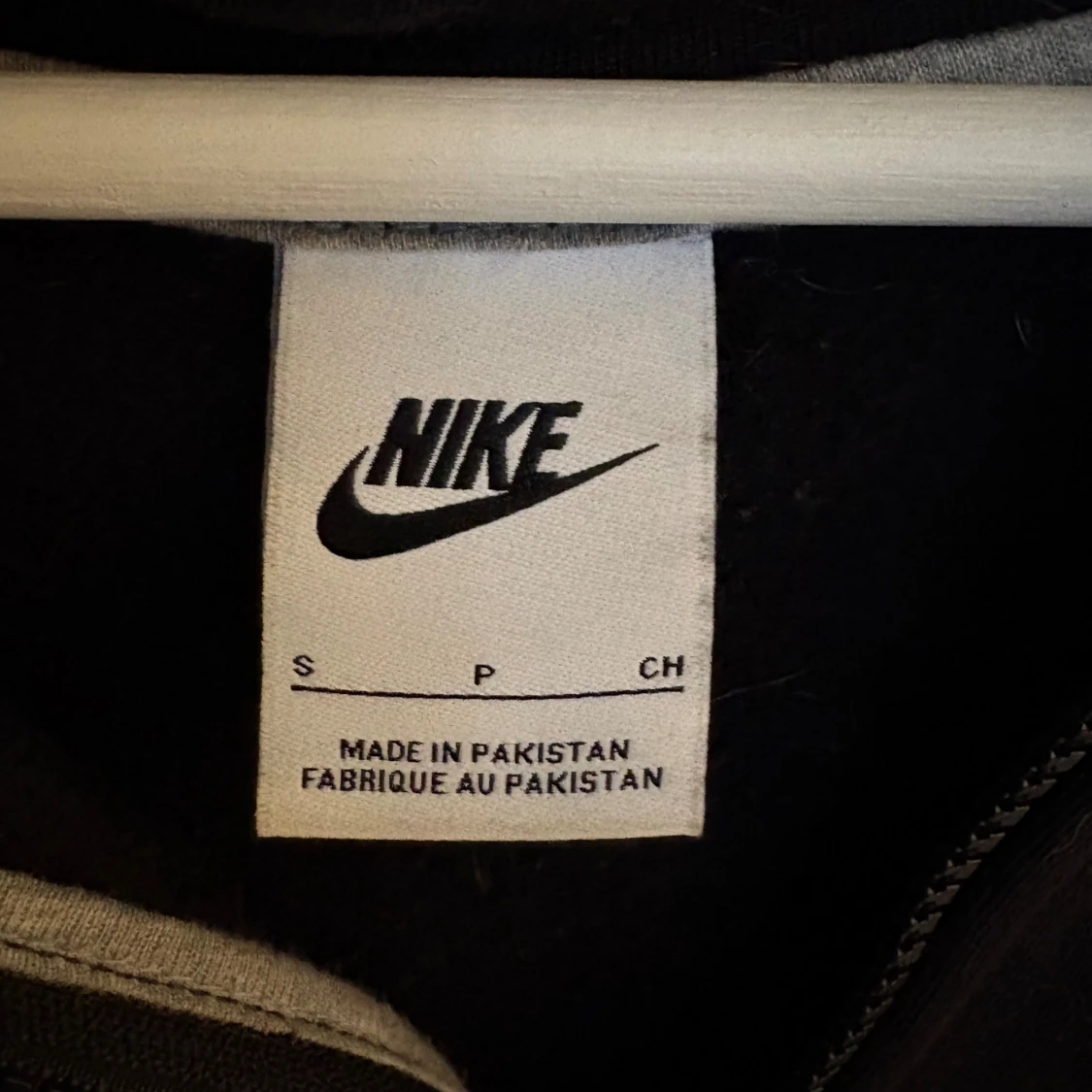 Svart Nike hoodie med dragkedja - 2