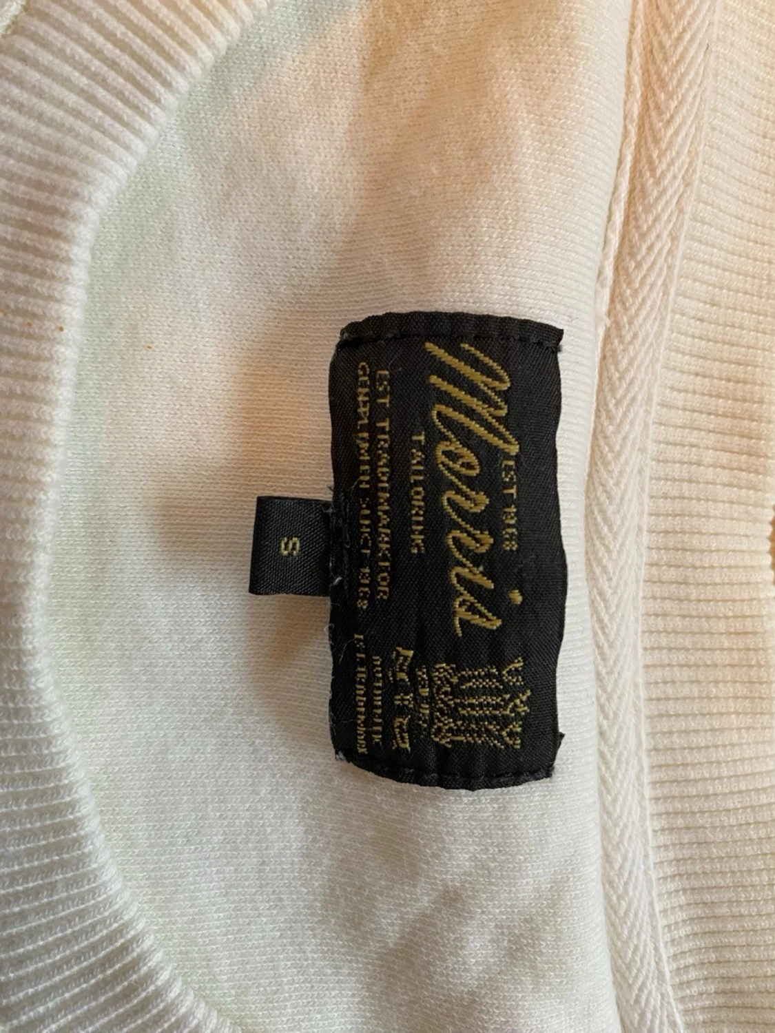 Vit sweatshirt från Morris, S - 2