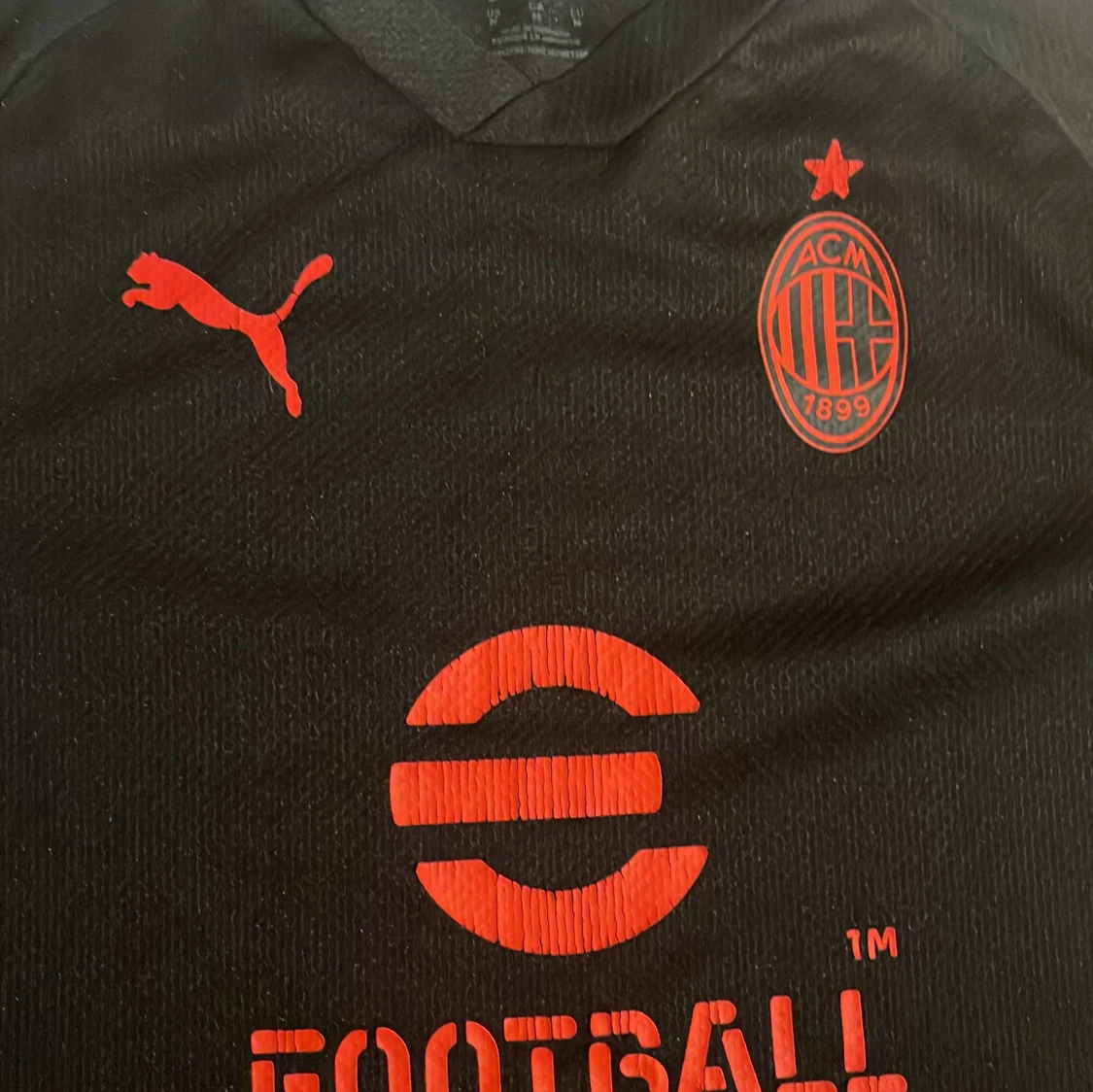 Svart AC Milan Puma träningströja - 2