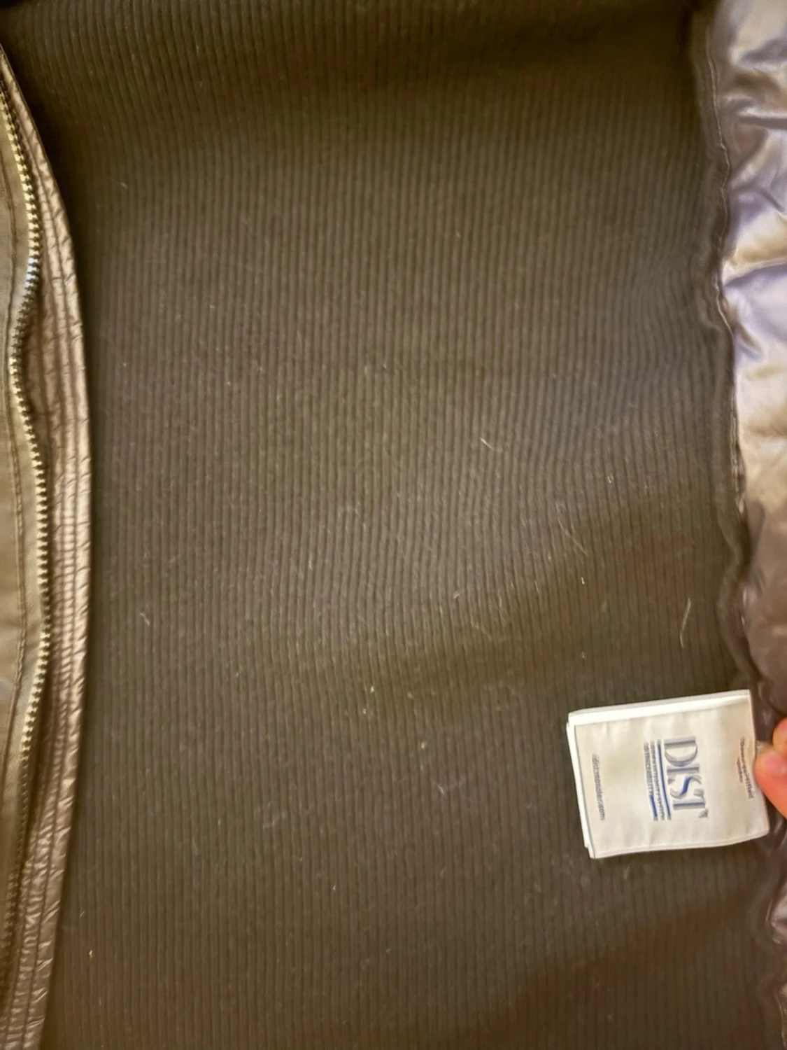 Svart Moncler pufferjacka med stickade ärmar - 4