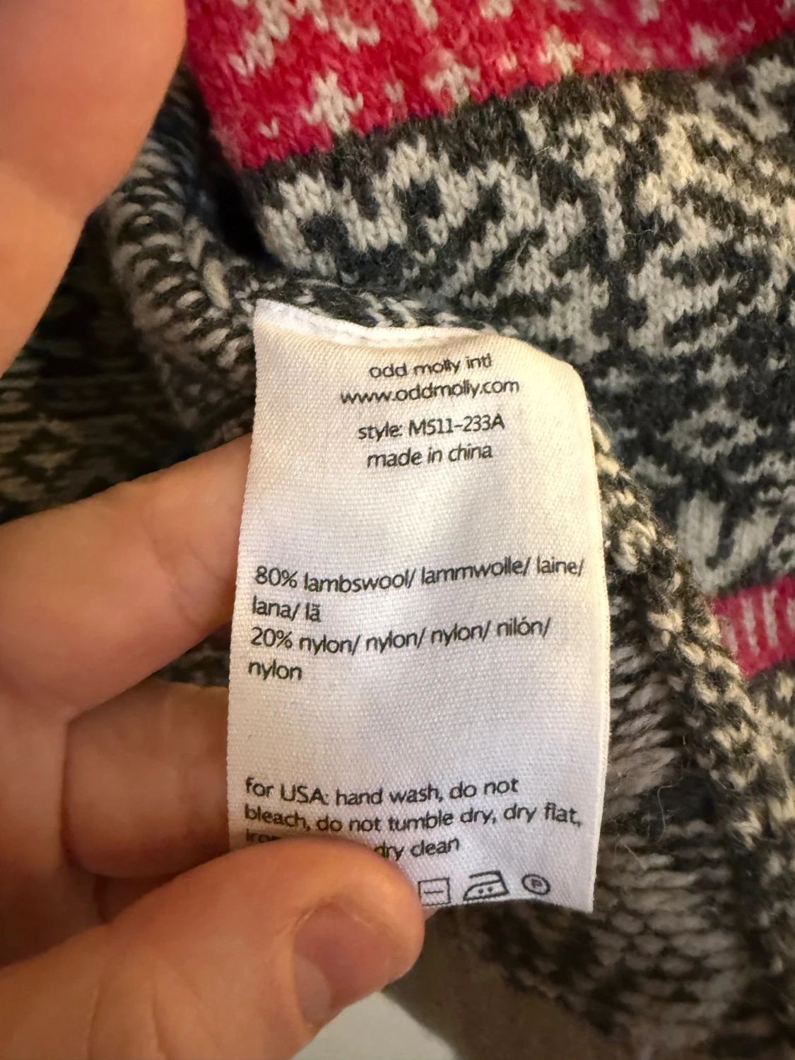 Mönstrad kofta från Odd Molly, stl 3 - 3